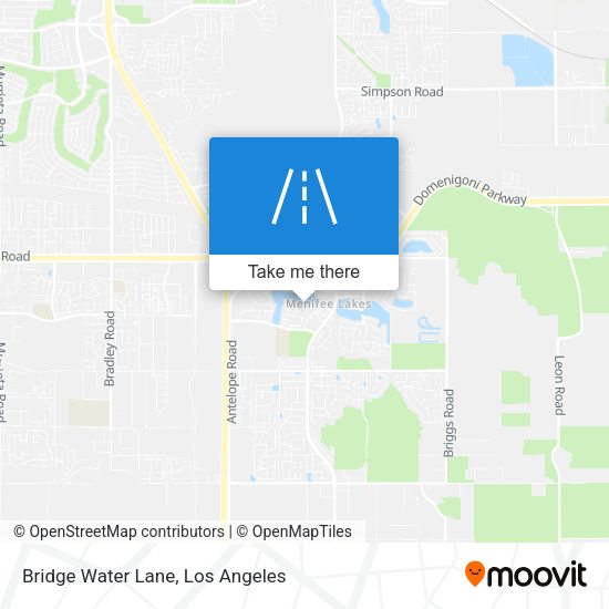 Mapa de Bridge Water Lane