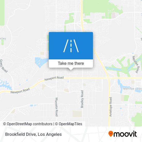 Brookfield Drive map