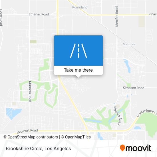 Mapa de Brookshire Circle