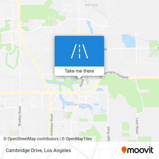 Cambridge Drive map