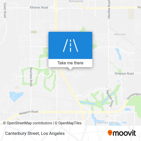Mapa de Canterbury Street