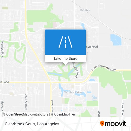 Clearbrook Court map
