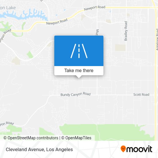Cleveland Avenue map