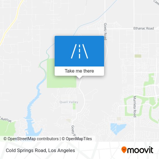 Mapa de Cold Springs Road
