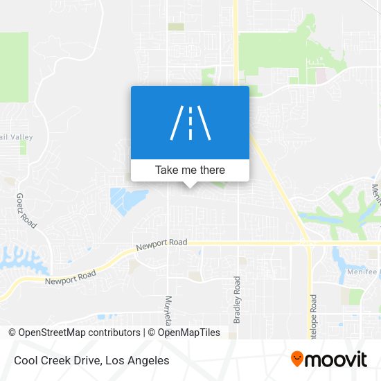 Mapa de Cool Creek Drive