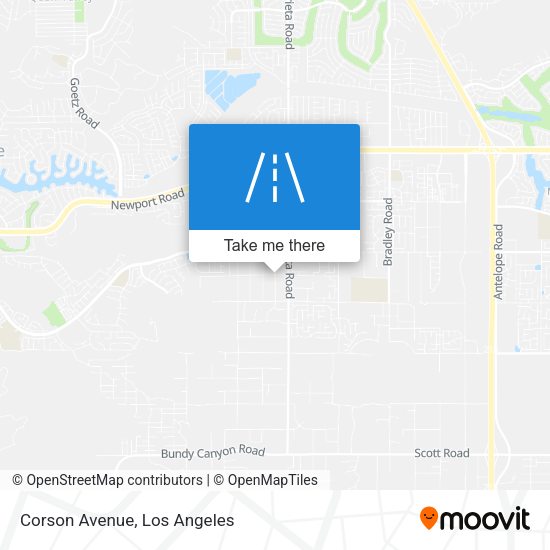 Mapa de Corson Avenue