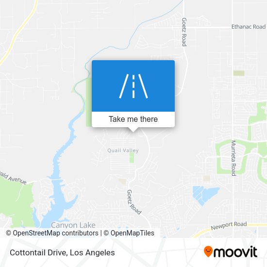 Cottontail Drive map