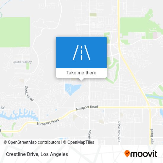 Mapa de Crestline Drive