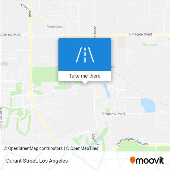 Mapa de Durant Street