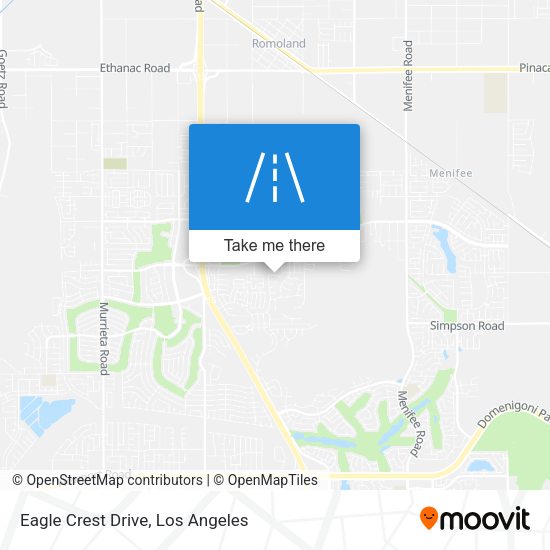 Mapa de Eagle Crest Drive