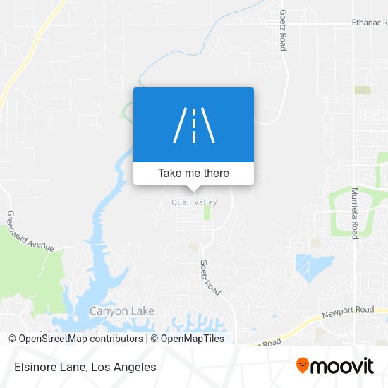 Mapa de Elsinore Lane