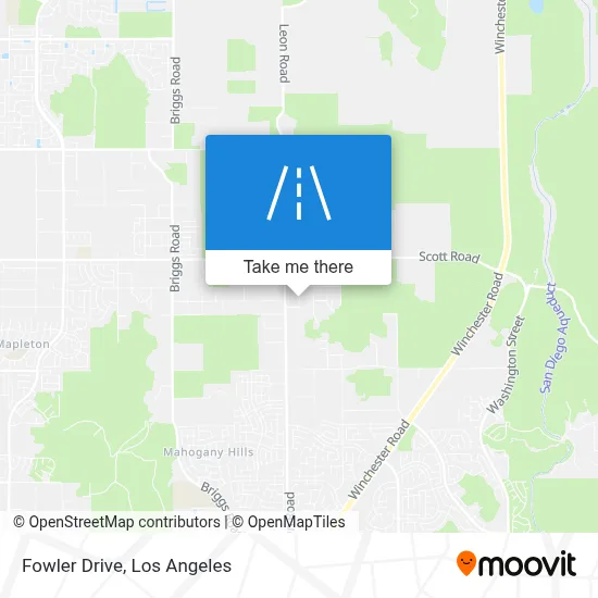 Fowler Drive map