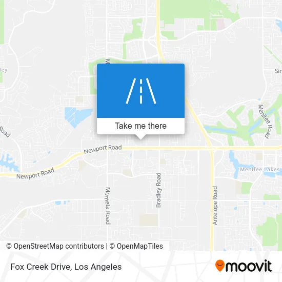 Fox Creek Drive map