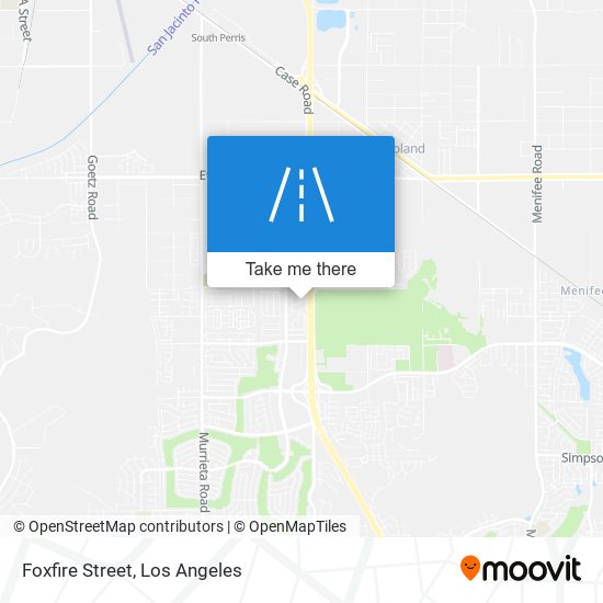 Mapa de Foxfire Street