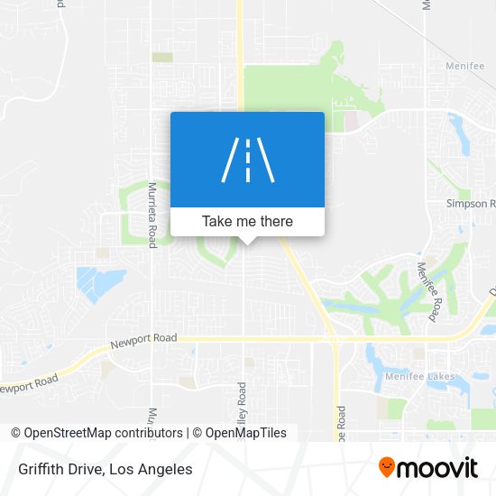 Mapa de Griffith Drive