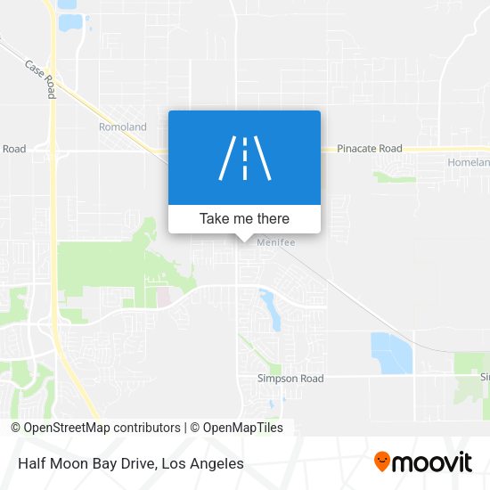 Mapa de Half Moon Bay Drive
