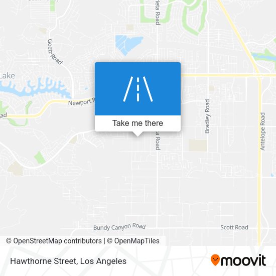 Mapa de Hawthorne Street