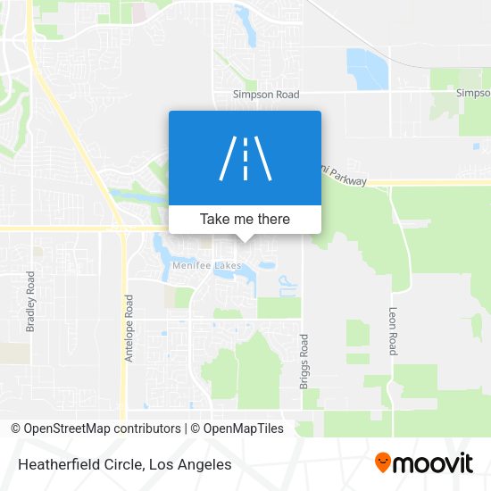 Heatherfield Circle map