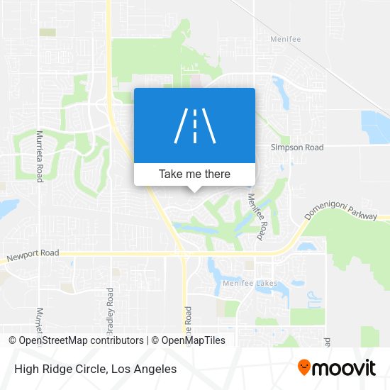 Mapa de High Ridge Circle