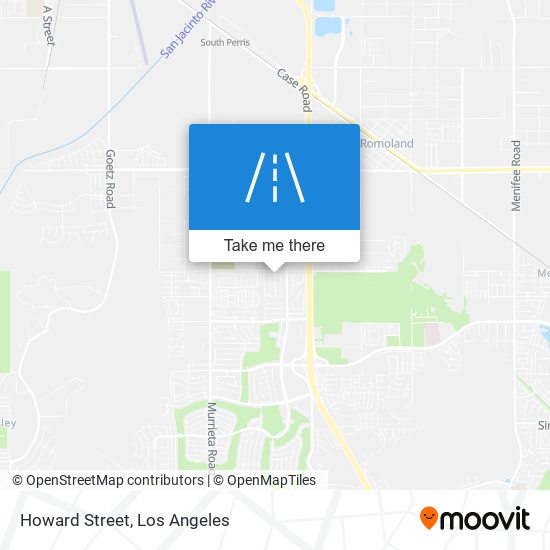 Mapa de Howard Street