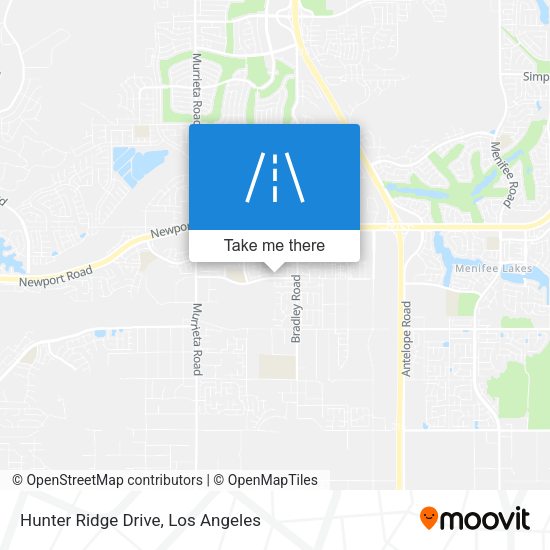 Mapa de Hunter Ridge Drive