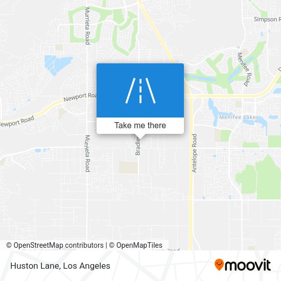 Mapa de Huston Lane