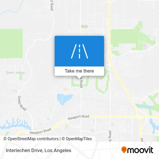 Interlechen Drive map