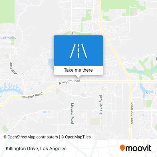 Killington Drive map