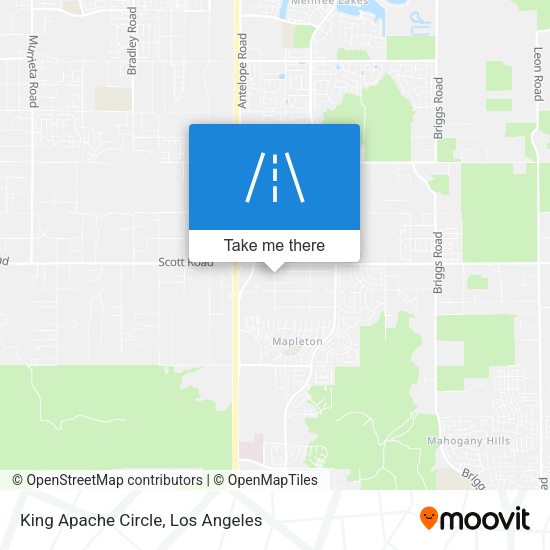Mapa de King Apache Circle