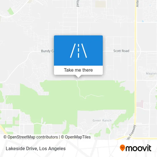 Lakeside Drive map