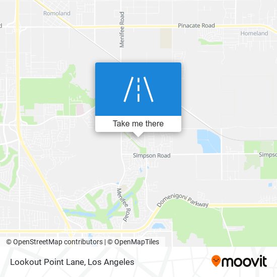 Lookout Point Lane map