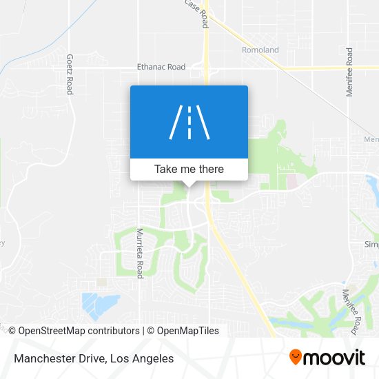 Manchester Drive map