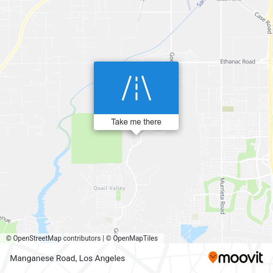 Mapa de Manganese Road