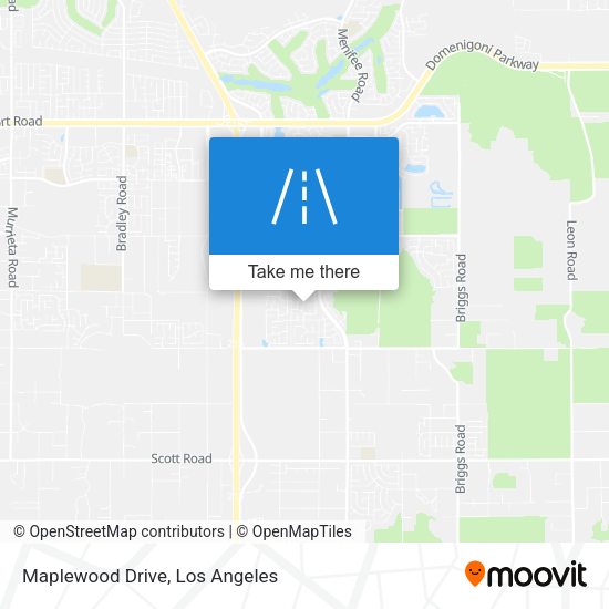 Maplewood Drive map
