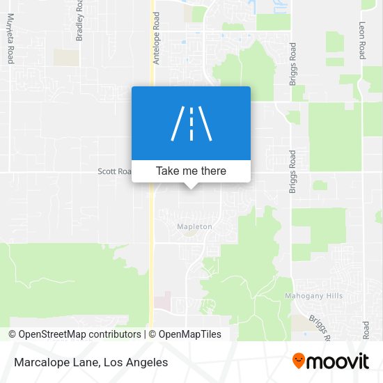Mapa de Marcalope Lane