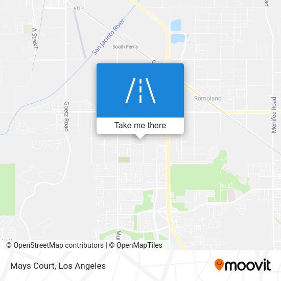 Mapa de Mays Court