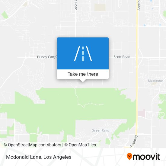 Mapa de Mcdonald Lane