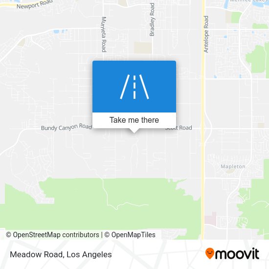 Mapa de Meadow Road