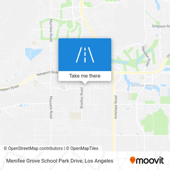 Mapa de Menifee Grove School Park Drive