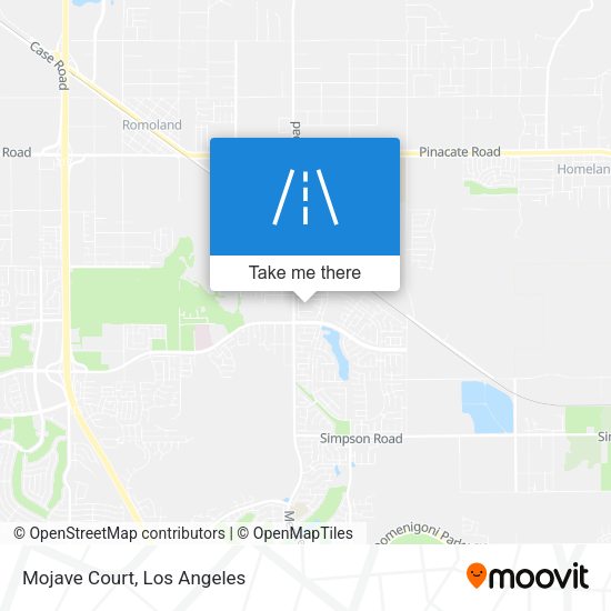 Mojave Court map