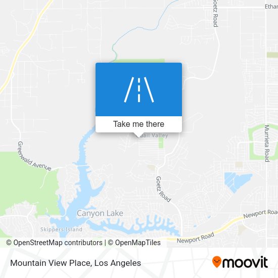 Mapa de Mountain View Place