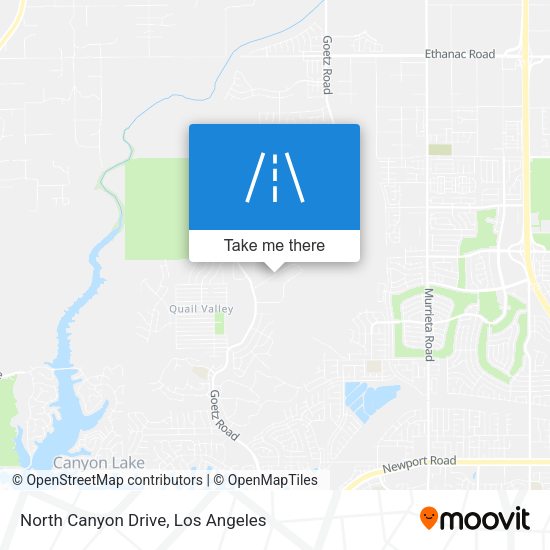 North Canyon Drive map