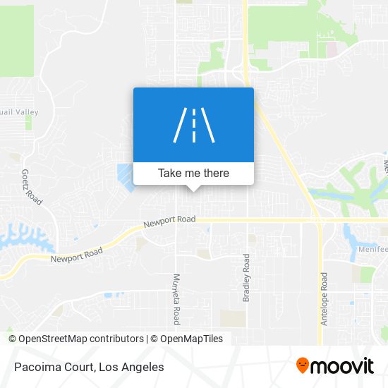 Pacoima Court map