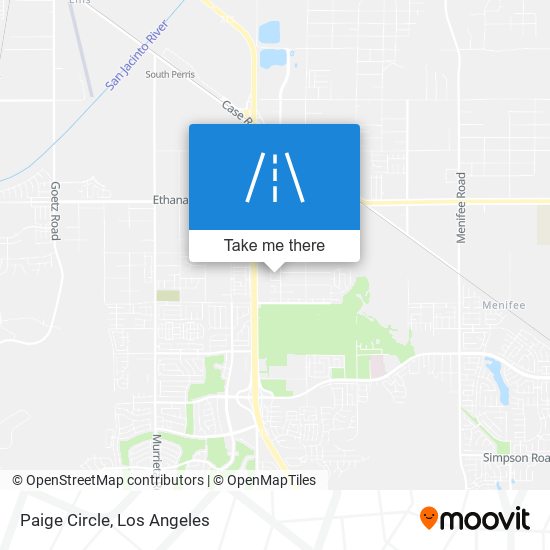 Mapa de Paige Circle