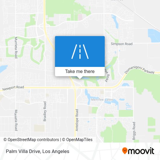 Palm Villa Drive map