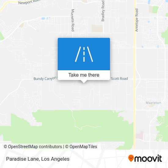 Mapa de Paradise Lane