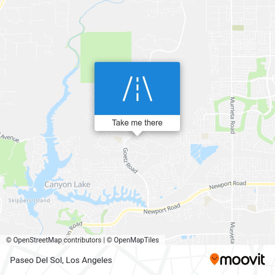 Mapa de Paseo Del Sol