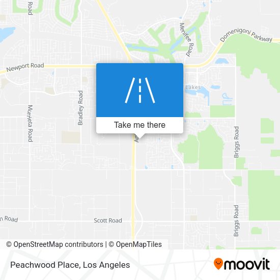 Mapa de Peachwood Place