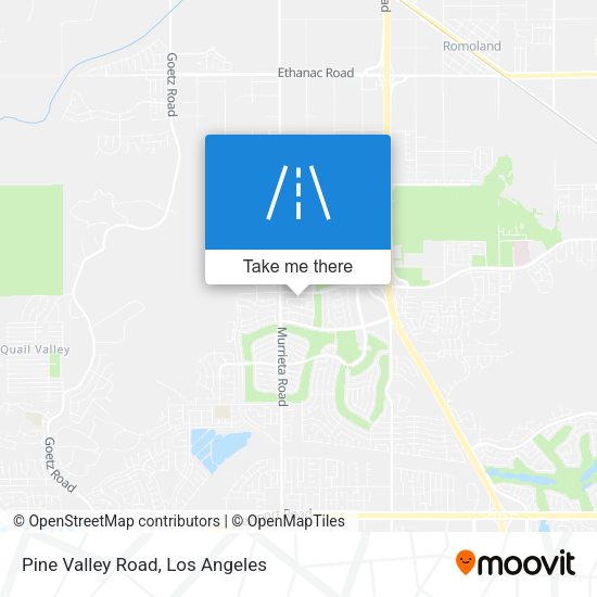 Mapa de Pine Valley Road