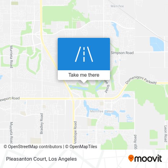 Pleasanton Court map